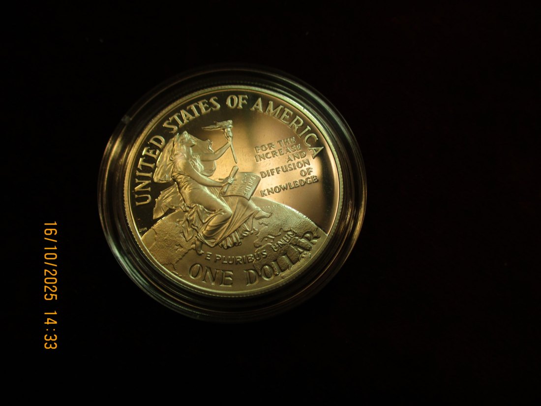  USA 1 Dollar 1996 Silbermünze 900er Silber 26,73g   