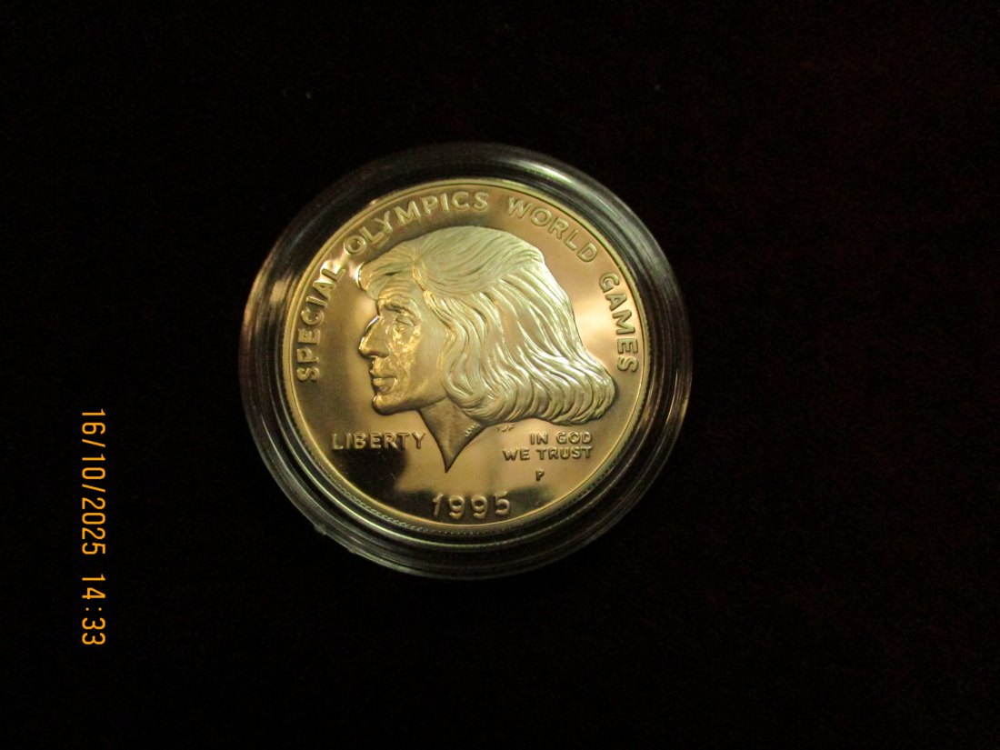  USA 1 Dollar 1995 Silbermünze 900er Silber 26,73g   