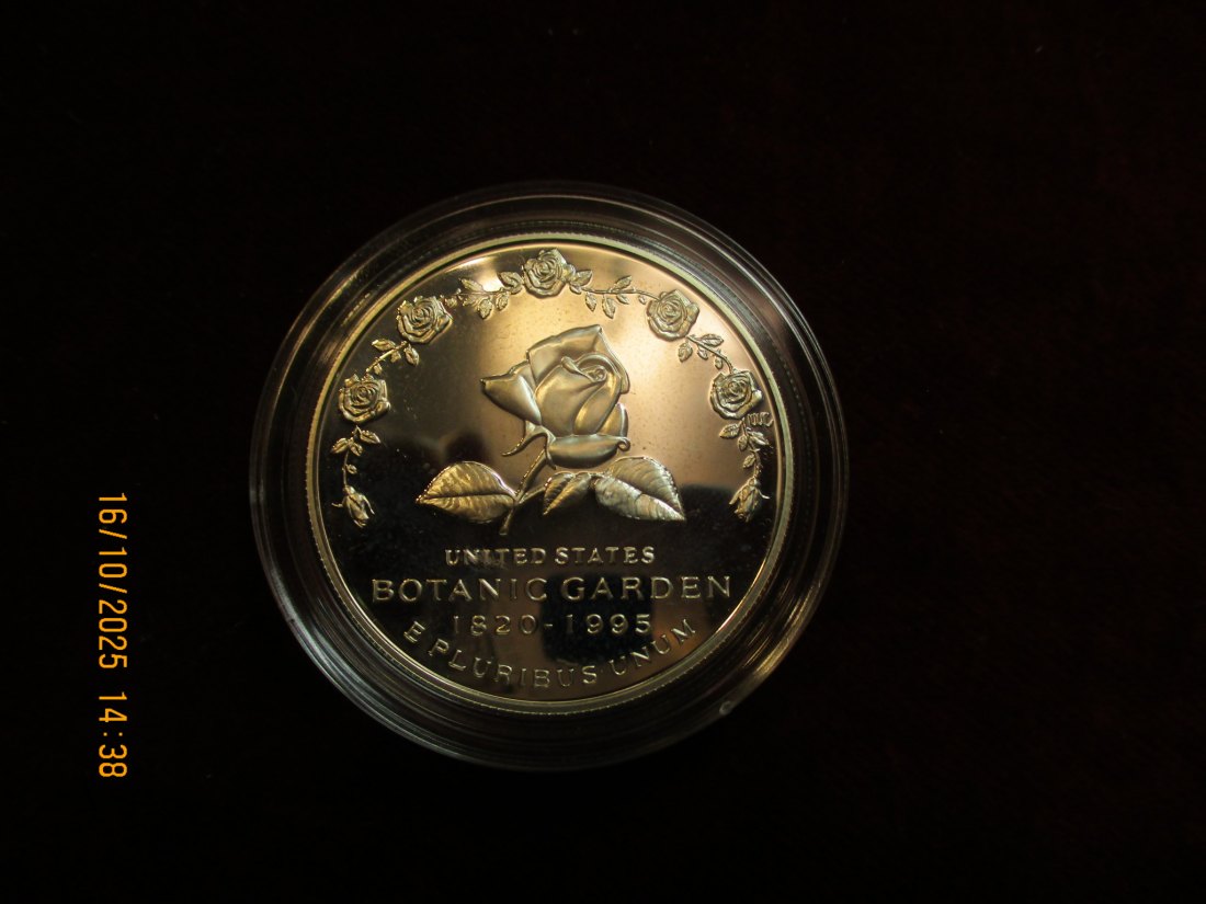  USA 1 Dollar 1995 Silbermünze 900er Silber 26,73g   