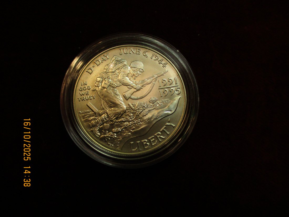  USA 1 Dollar 1995 Silbermünze 900er Silber 26,73g   
