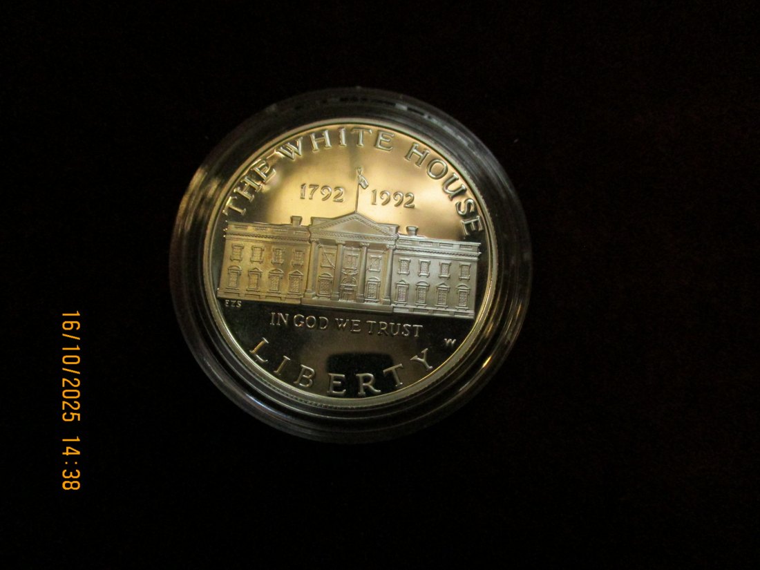  USA 1 Dollar 1992 Silbermünze 900er Silber 26,73g   