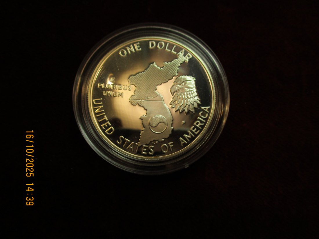  USA 1 Dollar 1991 Silbermünze 900er Silber 26,73g   