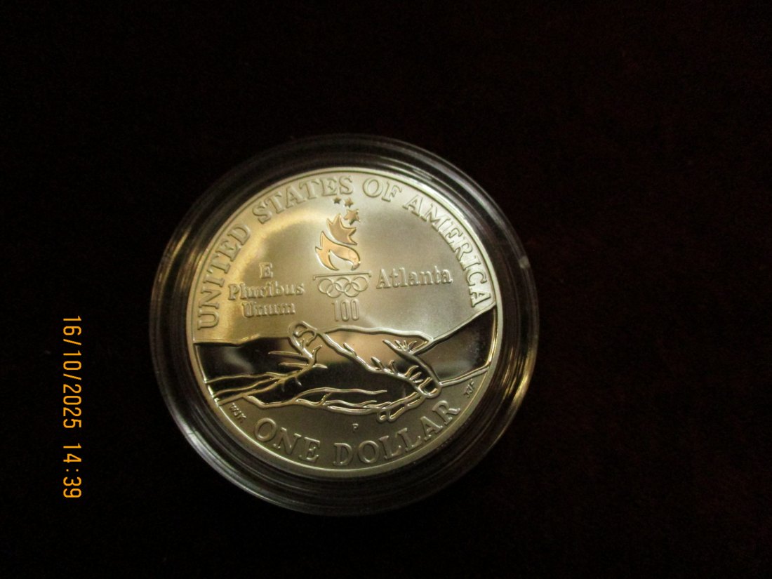  USA 1 Dollar 1995 Silbermünze 900er Silber 26,73g   