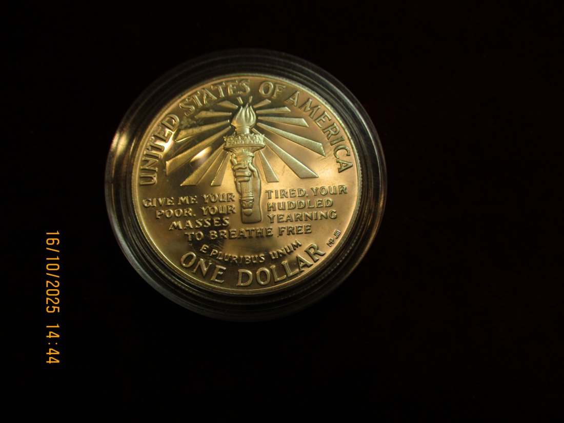  USA 1 Dollar 1986 Silbermünze 900er Silber 26,73g   