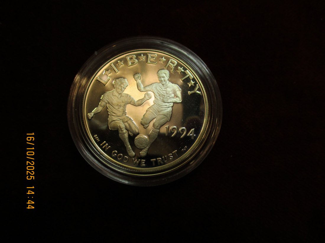 USA 1 Dollar 1994 Silbermünze 900er Silber 26,73g   