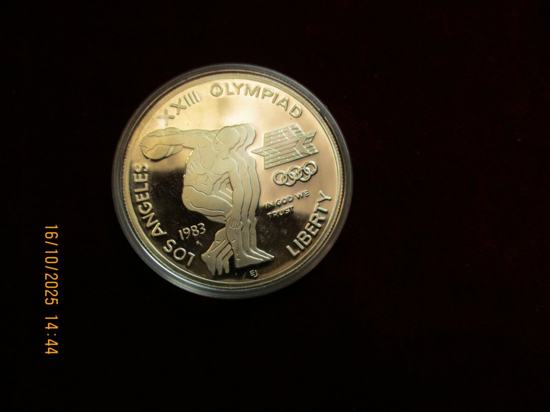  USA 1 Dollar 1983 Silbermünze 900er Silber 26,73g   