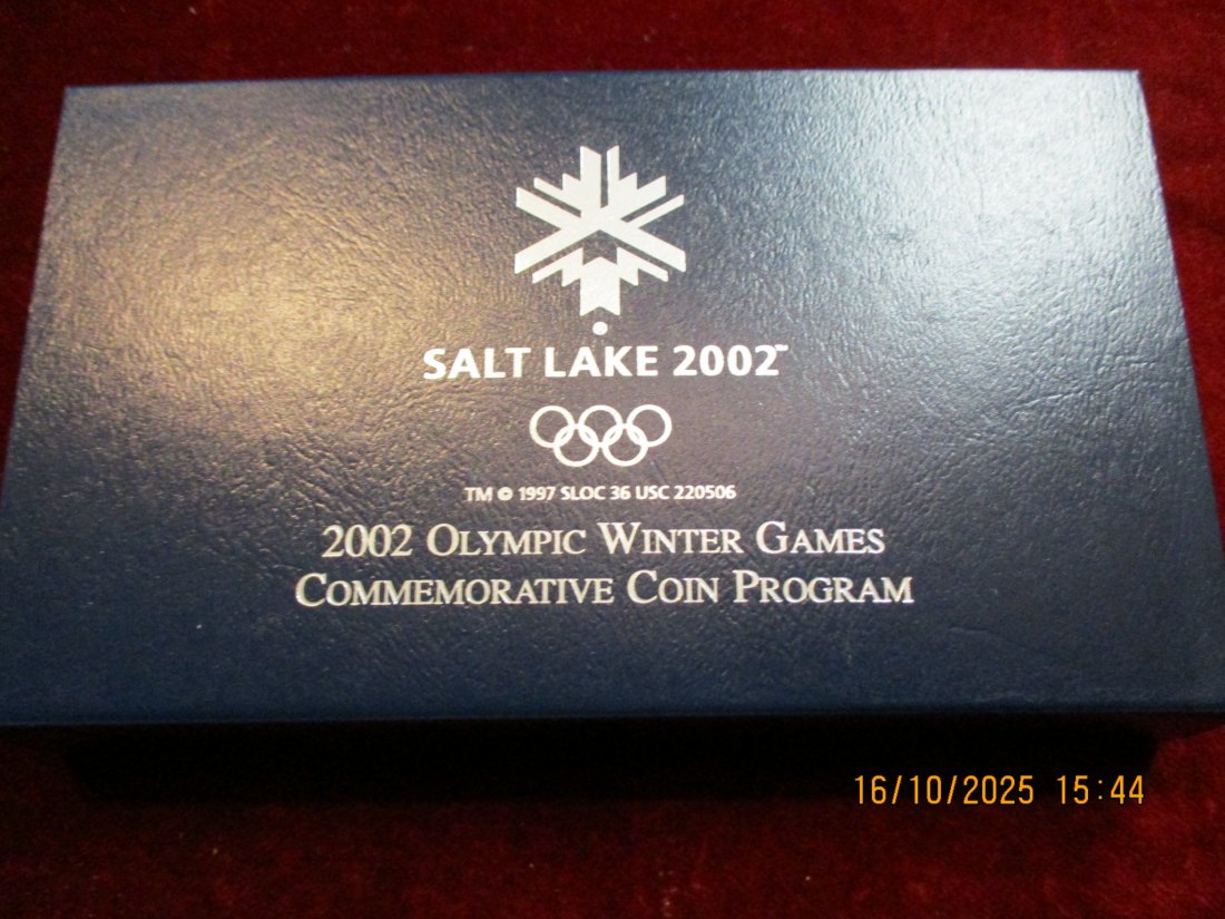  USA 1 Dollar 2002 Silbermünze 900er Silber 26,73g   