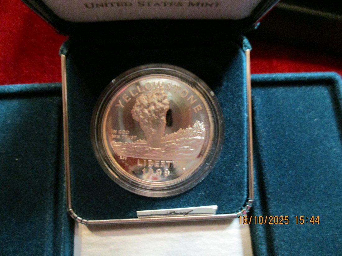  USA 1 Dollar 1999 Silbermünze 900er Silber 26,73g   