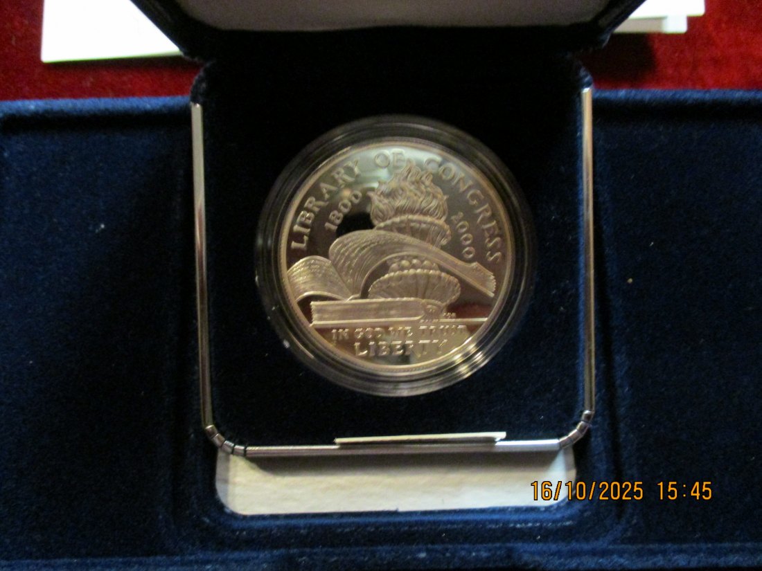  USA 1 Dollar 2000 Silbermünze 900er Silber 26,73g   