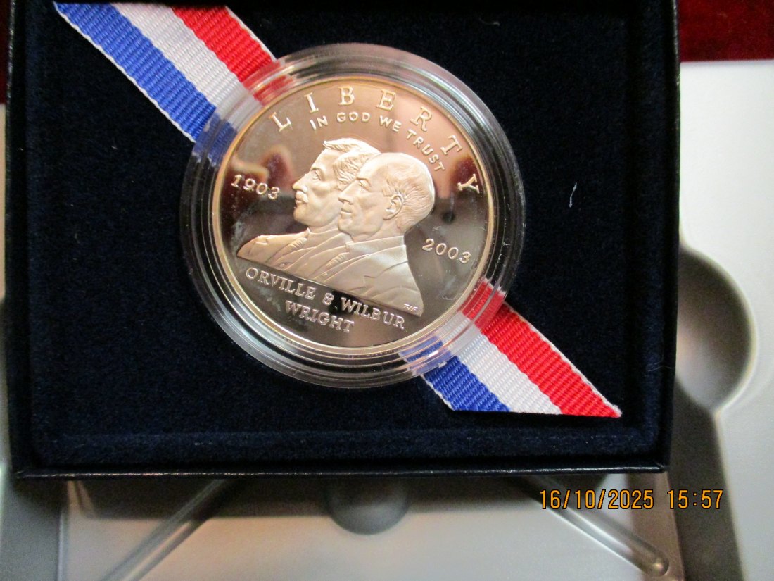  USA 1 Dollar 2003 Silbermünze 900er Silber 26,73g   