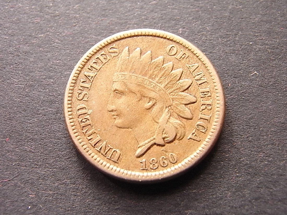  USA 1 Cent 1860 ss KM90   