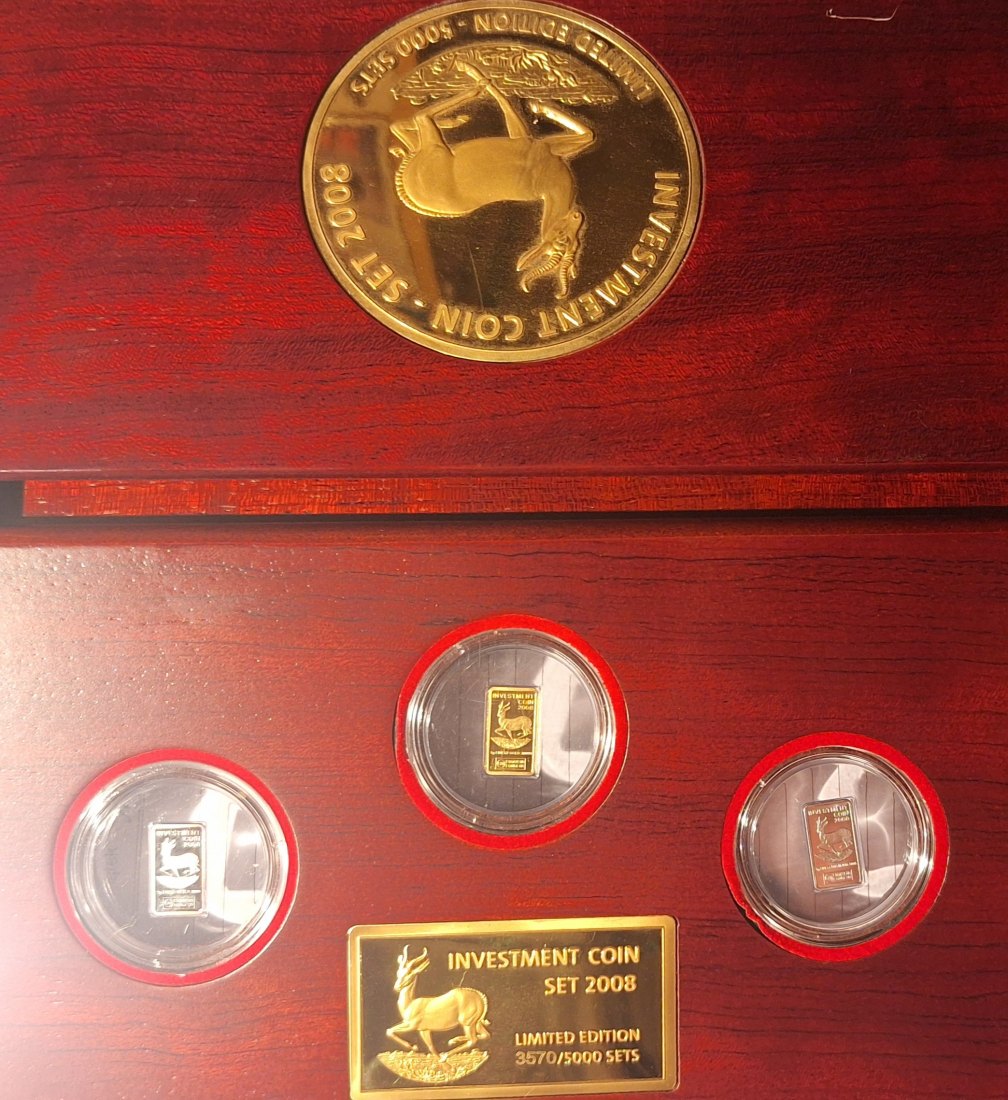  Malawi 400 Kwacha Investment Coin Set 2008 je 1g Barren Gold Silber und Palladium ex 5000   