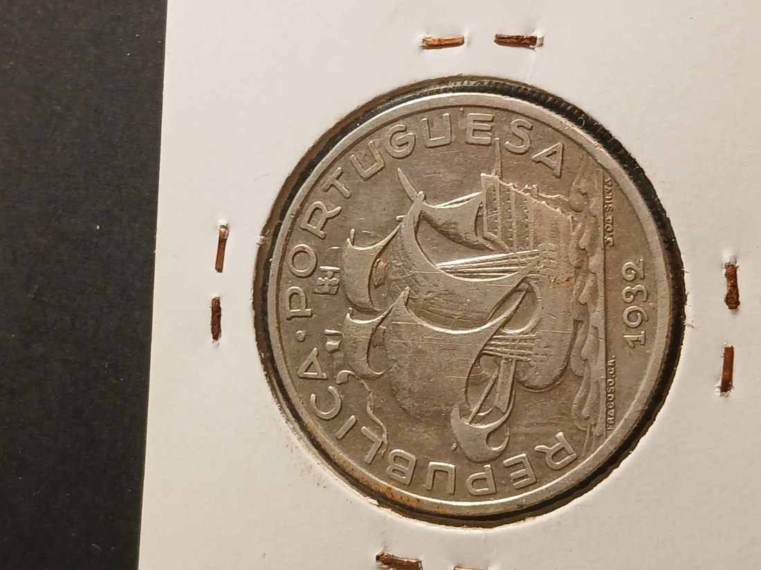  Portugal - 10  Escudos 1932 Silber   
