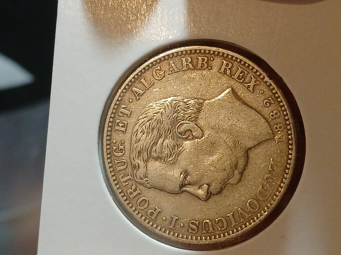  Indien Portugiesische Kolonie - 1 Rupia 1882 Silber   