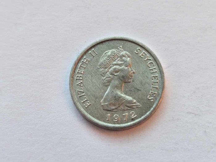  Seychellen 1 Cent 1972 VZ   