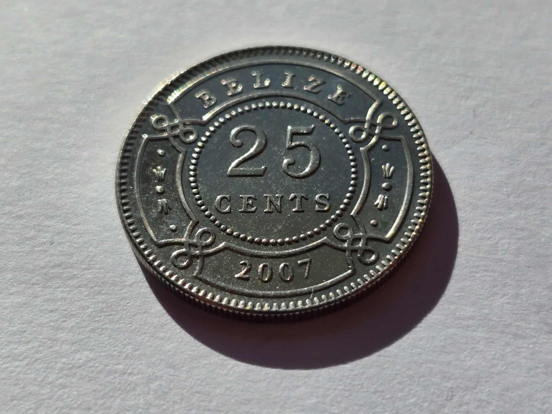  Belize 25 Cent 2007 STG   