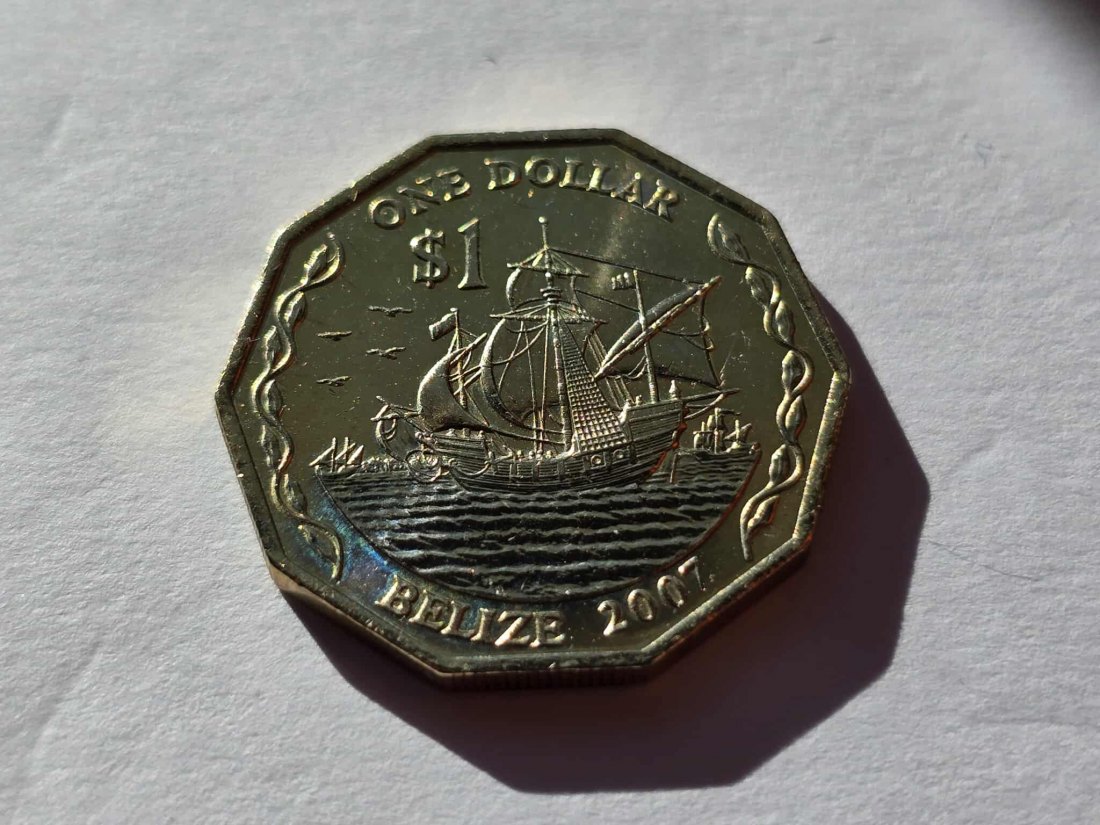  Belize 1 Dollar 2007 STG   