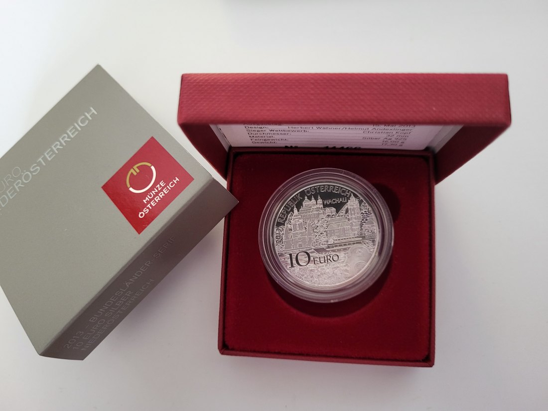  10 Euro 2013 Niederösterreich Wachau Kinder silber 925/16g fein Österreich Spittalgold9800 (4971   