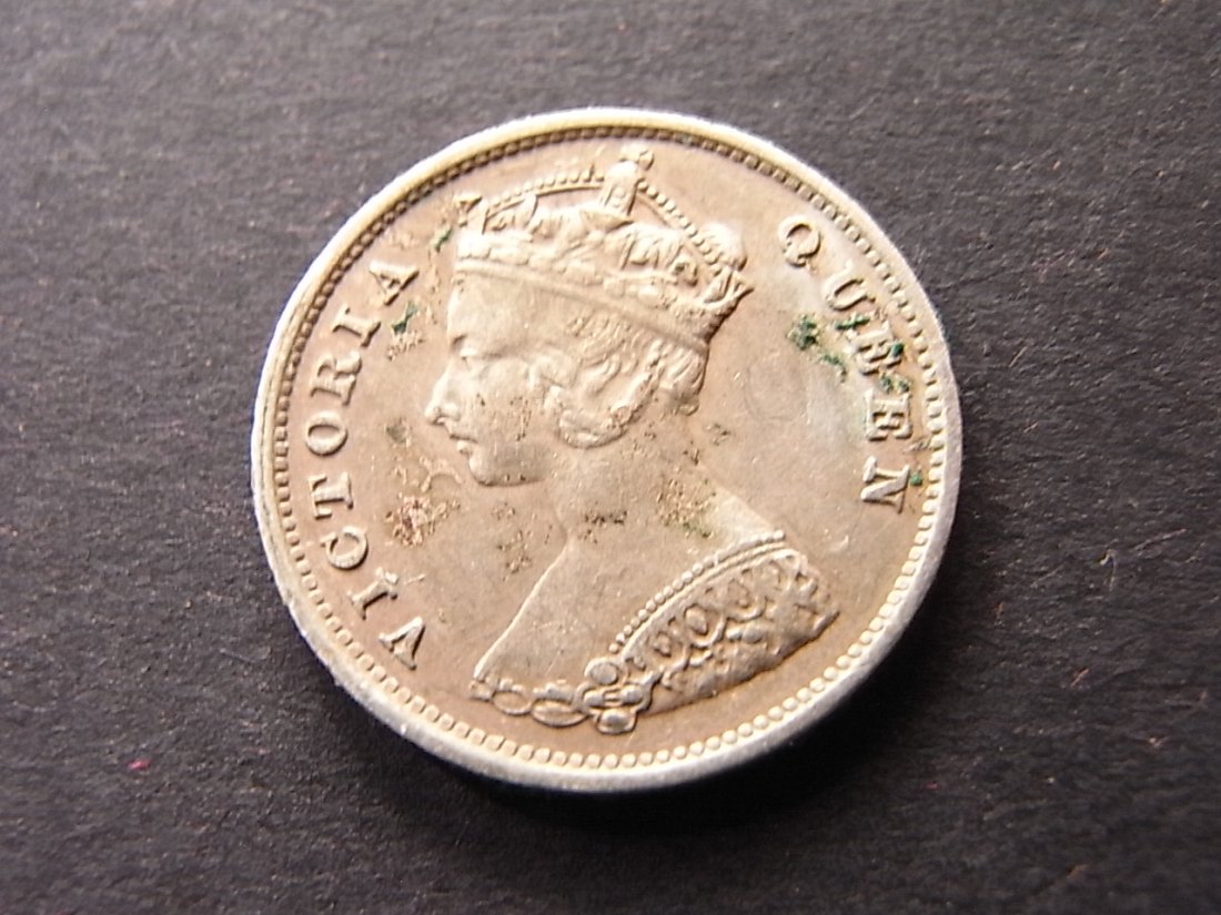  Hong Kong 10 Cents 1899 ss   