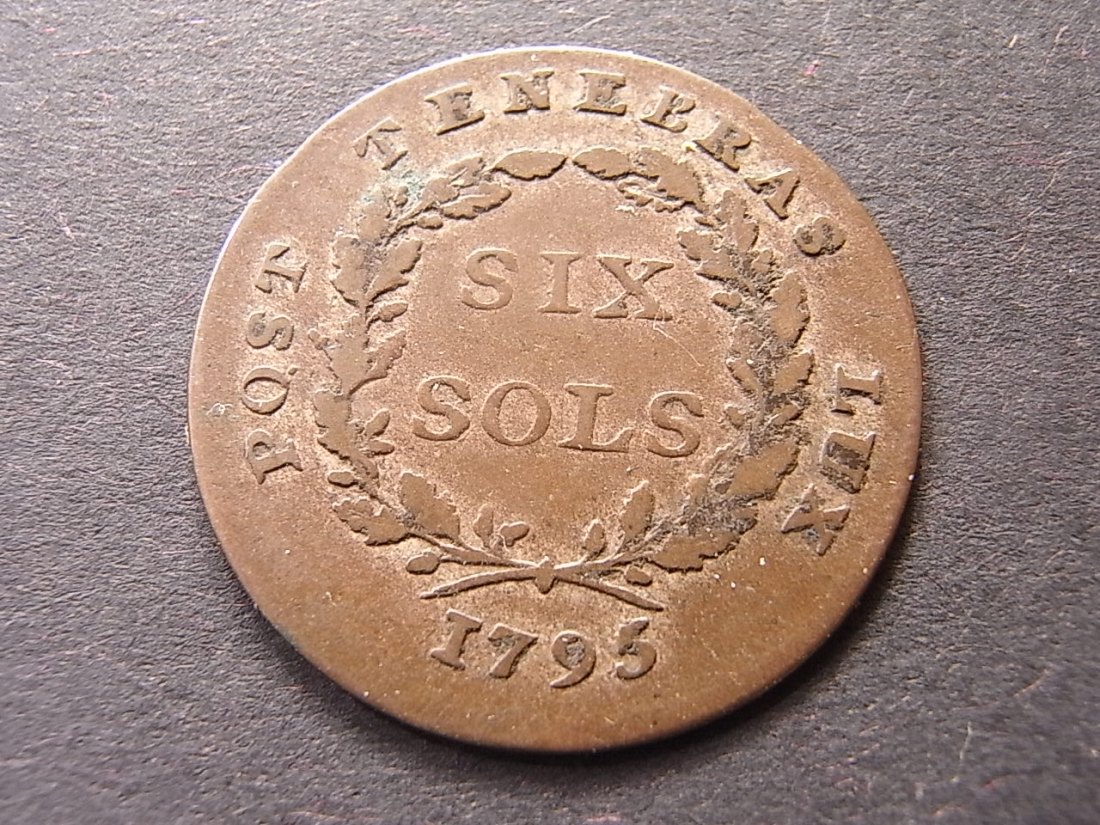  Schweiz Genf 6 Sols 1795 s HMZ338   
