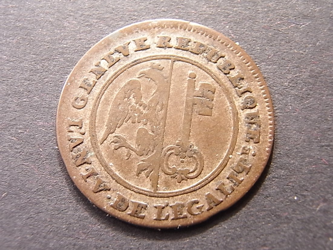  Schweiz Genf 6 Sols 1795 s HMZ338   