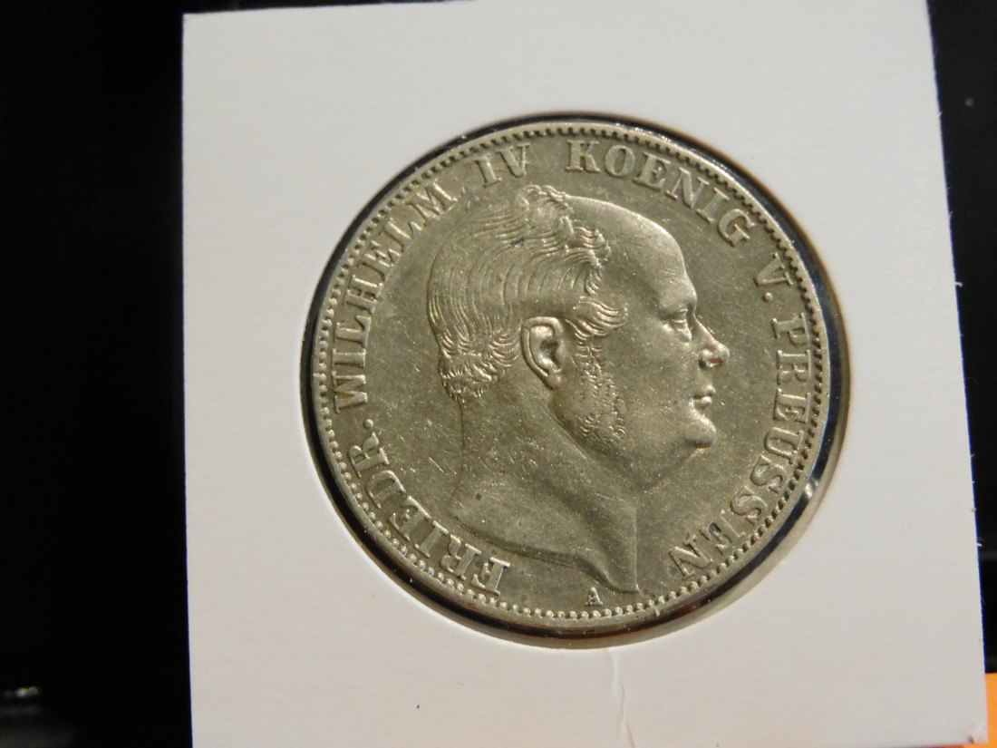 GERMANY 1 THALER 1860 PRUSSIA.GRADE-PLEASE SEE PHOTOS.