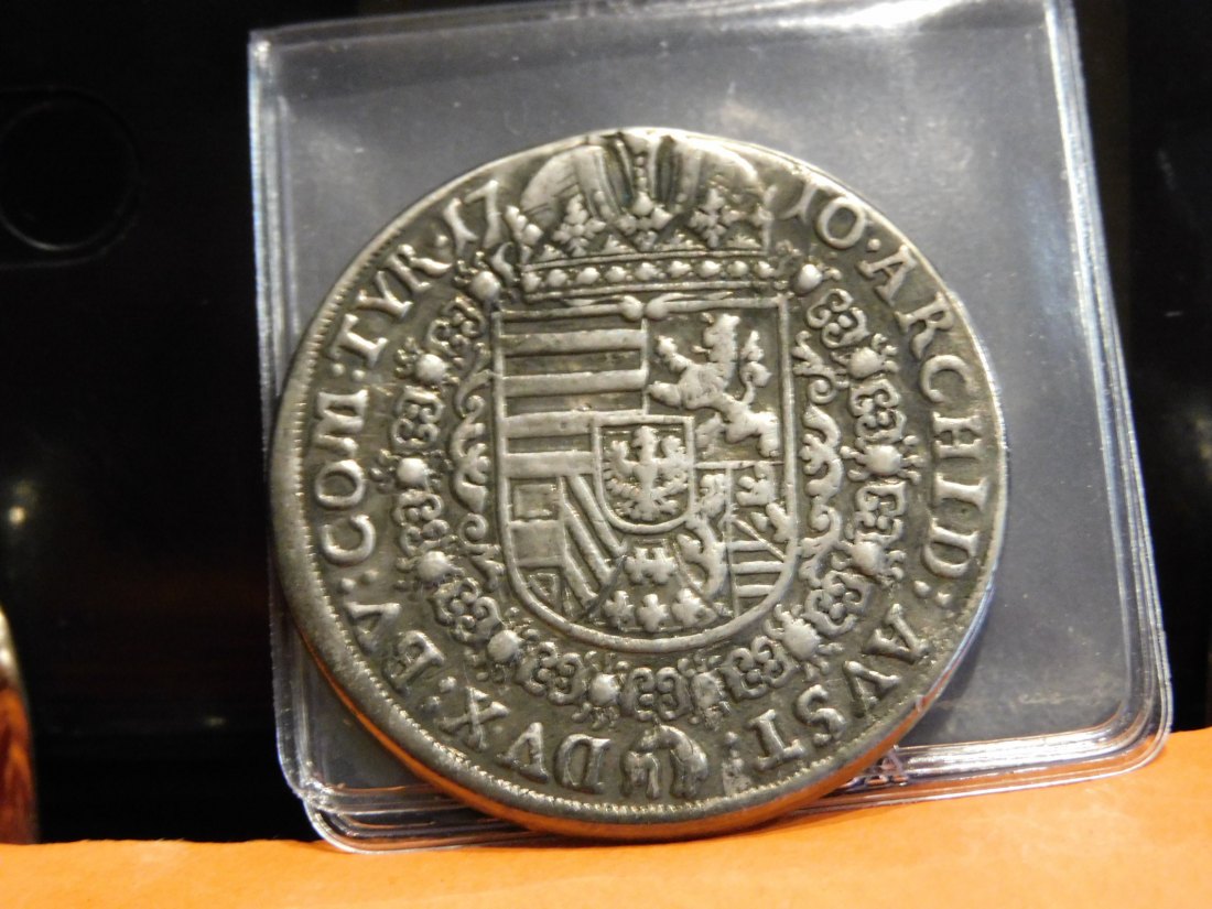  AUSTRIA 1 THALER 1710.GRADE-PLEASE SEE PHOTOS.   