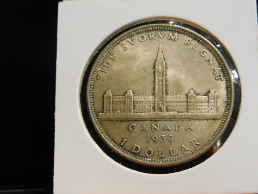  CANADA 1 DOLLAR 1939.GRADE-PLEASE SEE PHOTOS.   