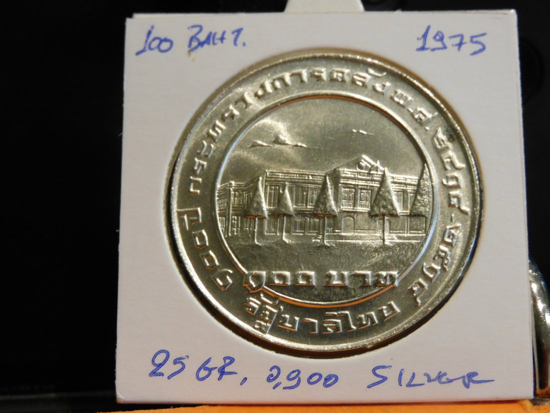  THAILAND 100 BAHT 1975.GRADE-PLEASE SEE PHOTOS.   
