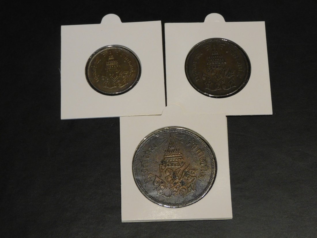  THAILAND 1/2-2-4 ATT[1876] 1874-82.GRADE-PLEASE SEE PHOTOS.   