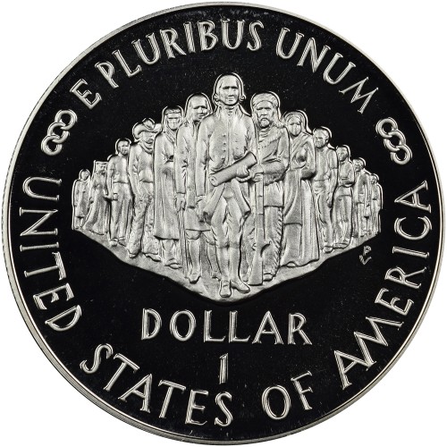  1 Dollar 1987 S 200 Jahre Verfassung der USA PP, Gewicht 26,73gr   