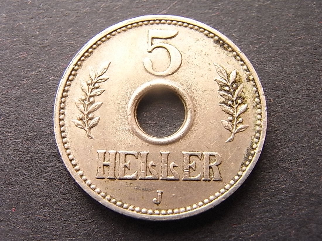  Deutsch Ostafrika 5 Heller 1913 ss+   