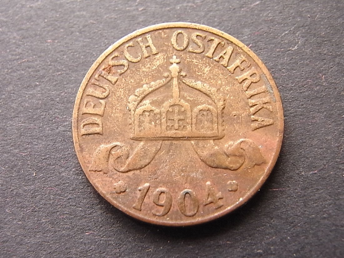  Deutsch Ostafrika 1 Heller 1904 ss-   