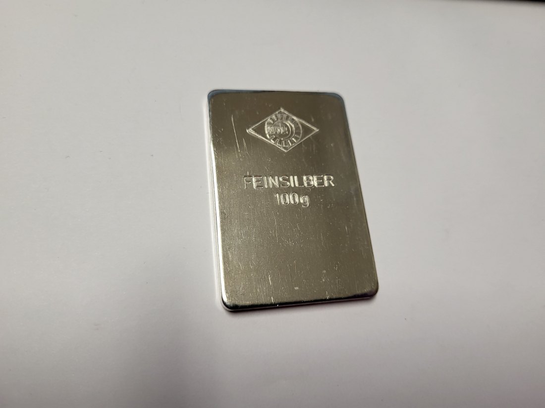  Silberbarren 100g Ag 999 silber Ögussa Österreich Spittalgold9800 (4997)   