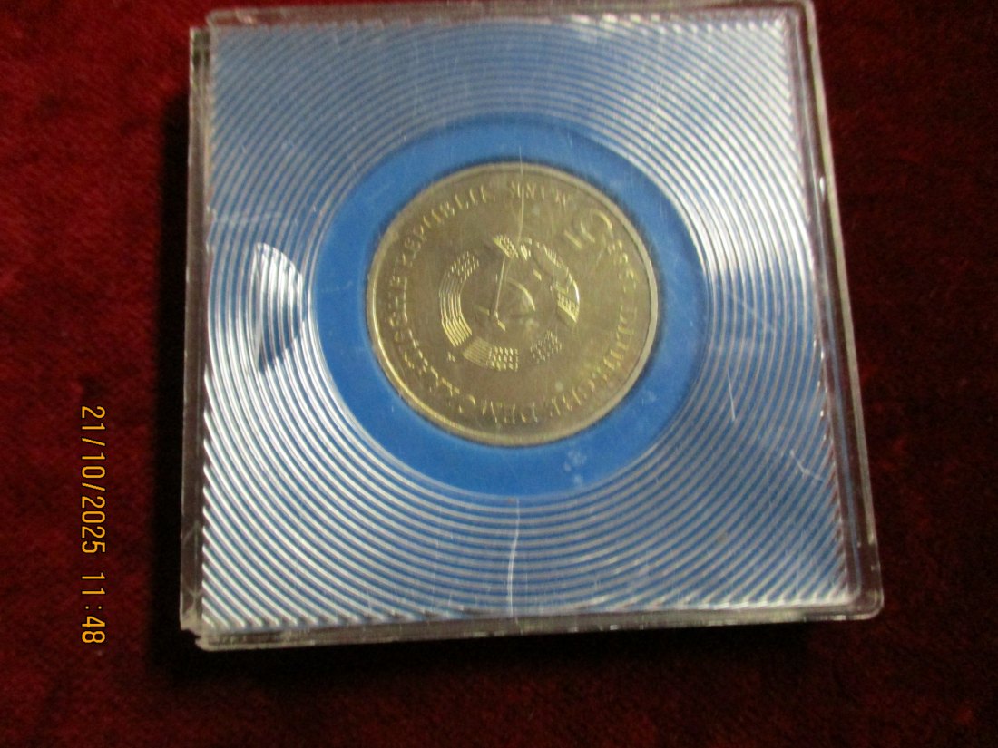  5 Mark DDR 1983 Schlosskirche zu Wittenberg Metall: K-N-Zk Gewicht: 9,6g   