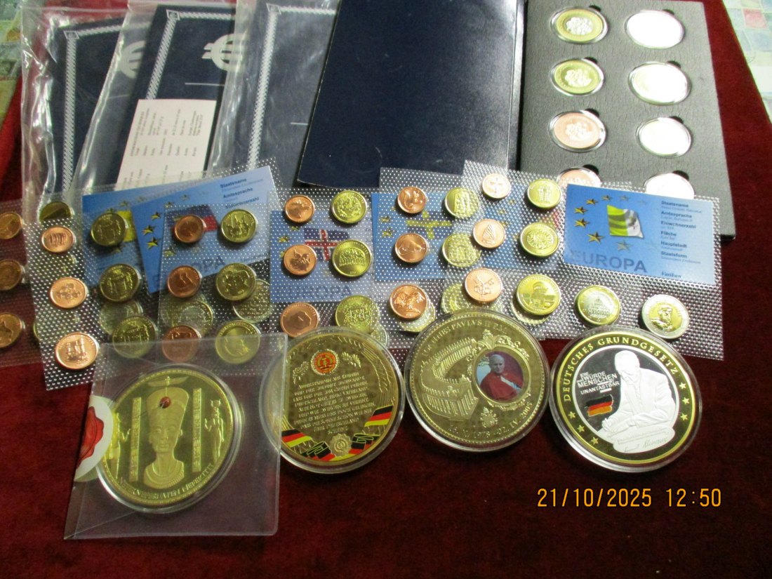 Lot Sammlung Medaillen und Probe Sätze 3,5 Kg /X   