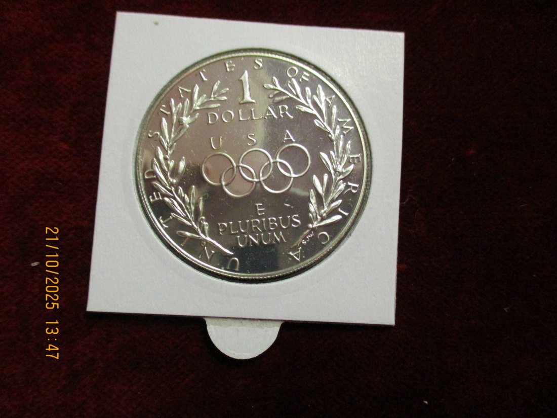  USA 1 Dollar 1988 Silbermünze 900er Silber 26,73g   