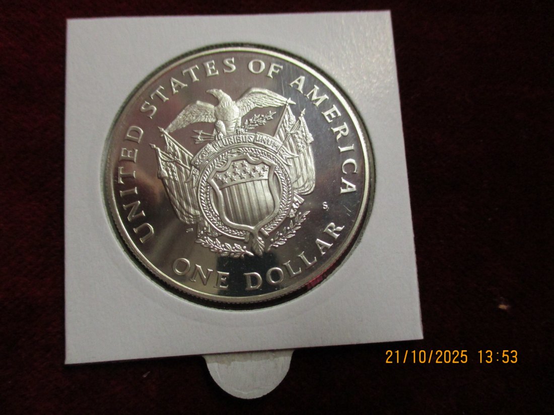  USA 1 Dollar 1994 Silbermünze 900er Silber 26,73g   