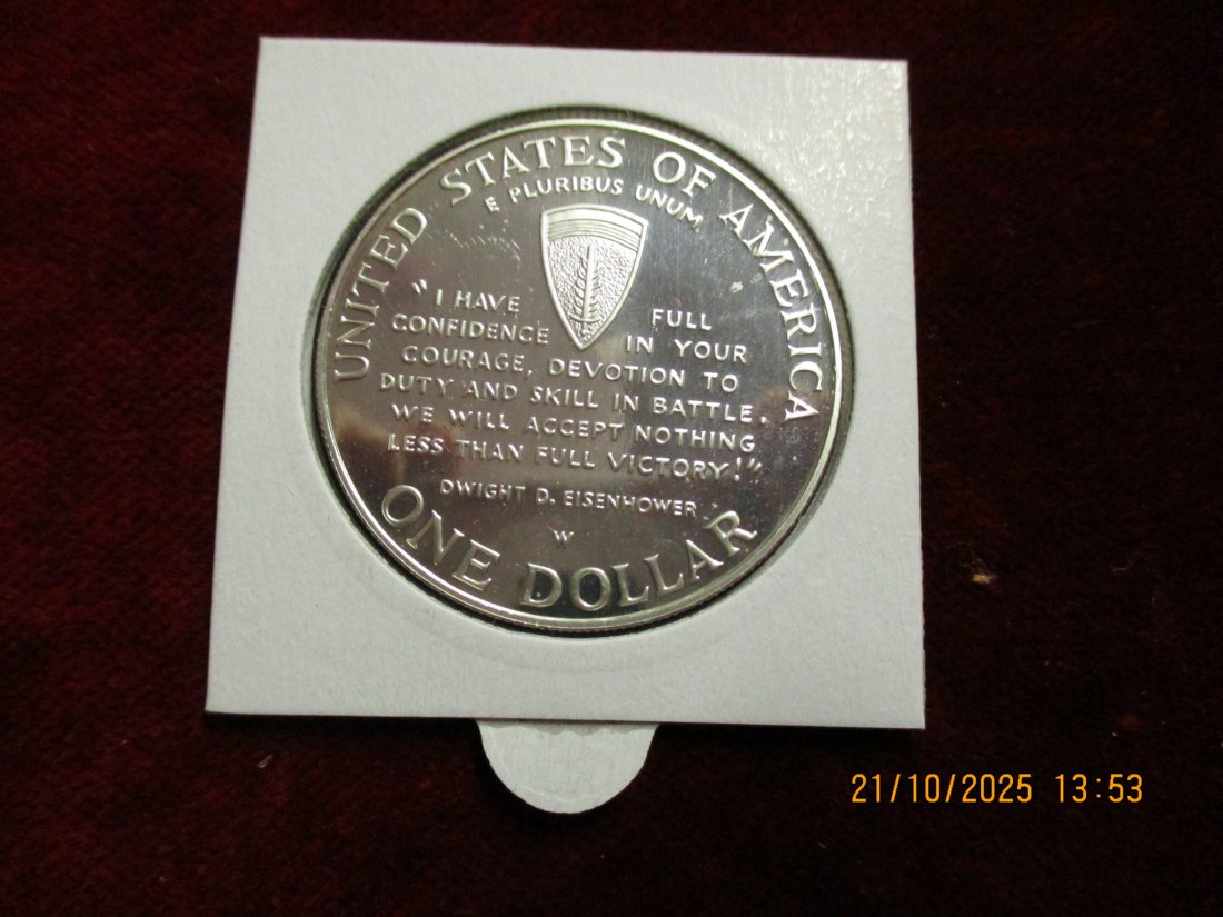  USA 1 Dollar 1995 Silbermünze 900er Silber 26,73g   