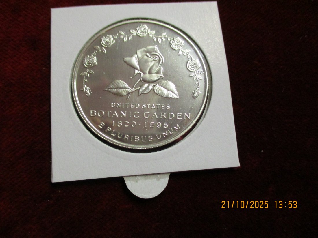  USA 1 Dollar 1997 Silbermünze 900er Silber 26,73g   