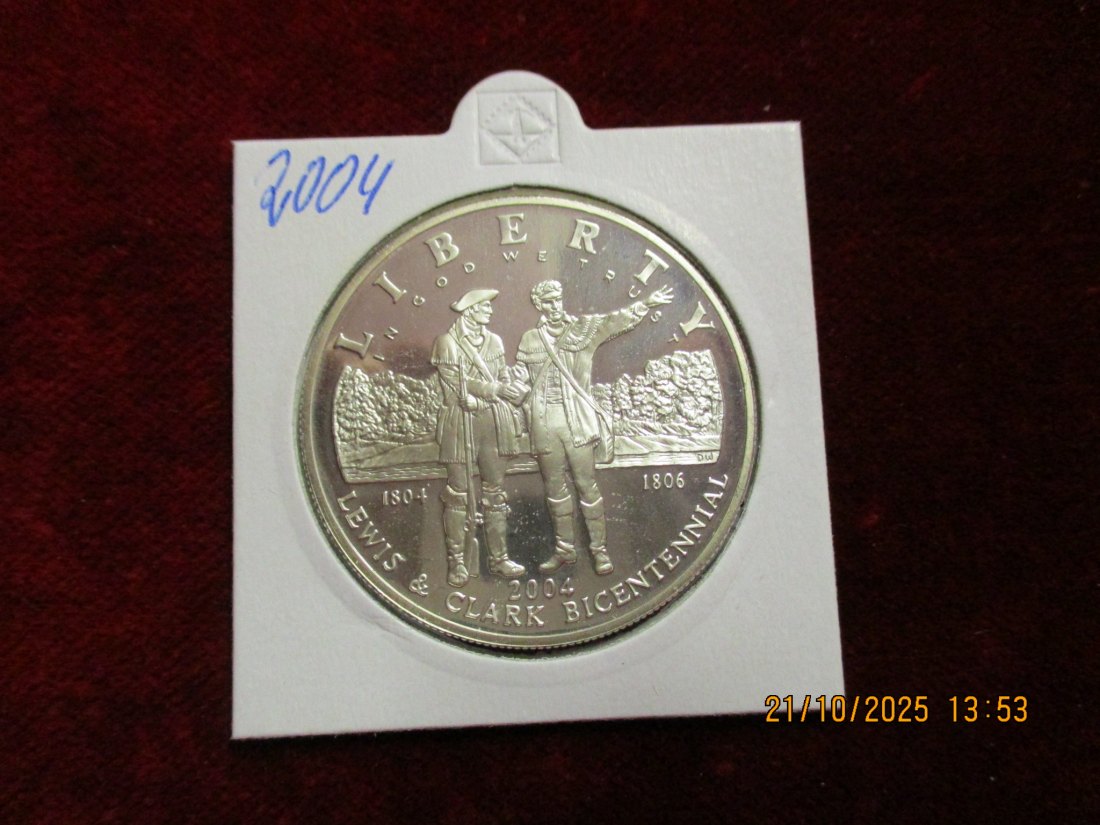  USA 1 Dollar 2004 Silbermünze 900er Silber 26,73g   