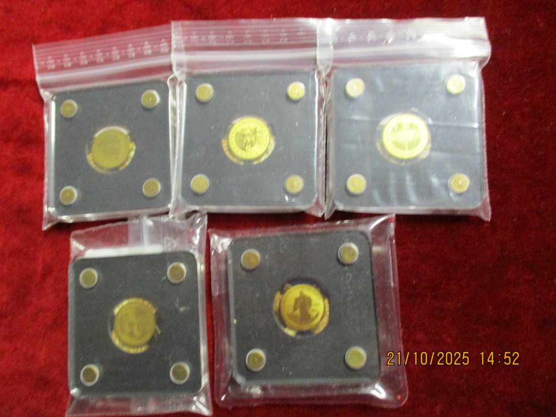  Anlagegold 999er Gold 0,311 Gramm fein /B   