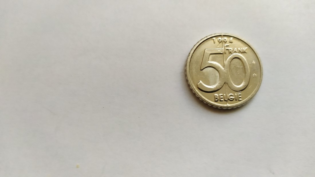 50 Francs 1994 - Belgium   Nickel
