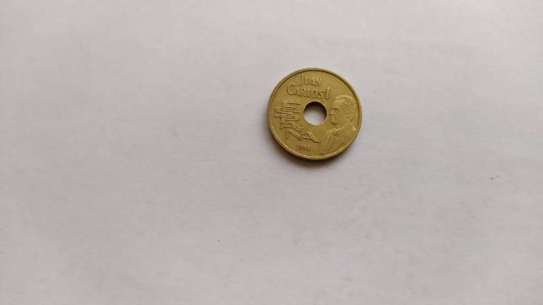 25 Pesetas 1991 - Spain