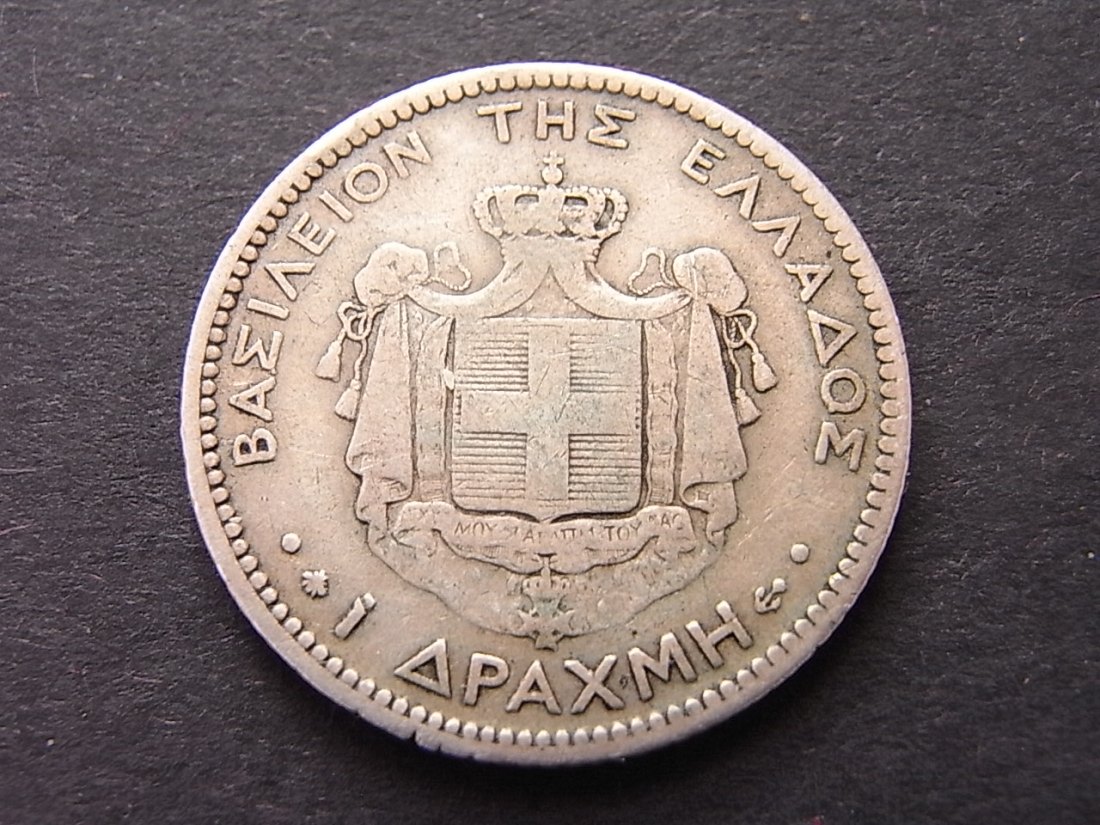  Griechenland Drachma 1873 s Silber   