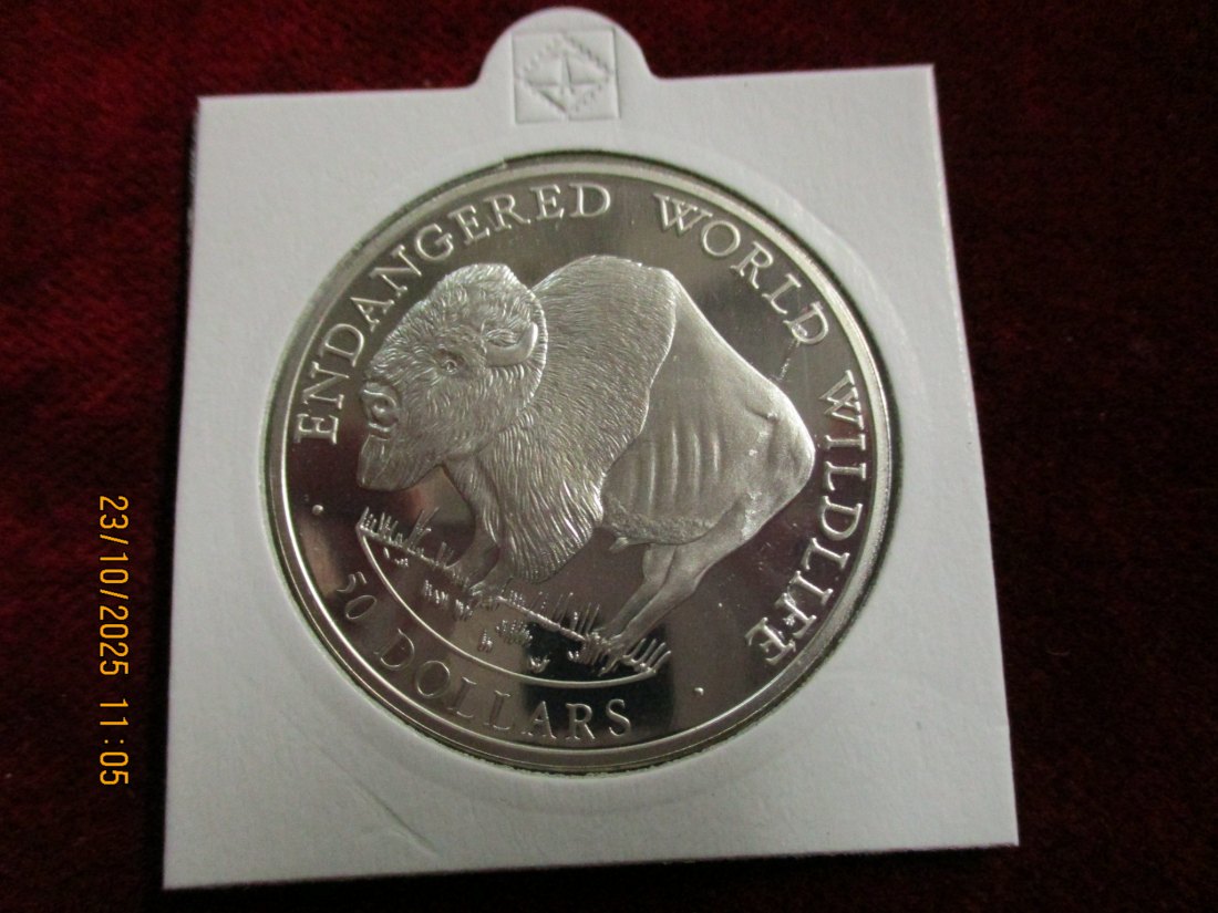  50 Dollars 1990 Cook Islands 925er Silber 19,4g   