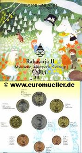 Finnland ...KMS 2004...bu. Rahasarja II...Mumins   