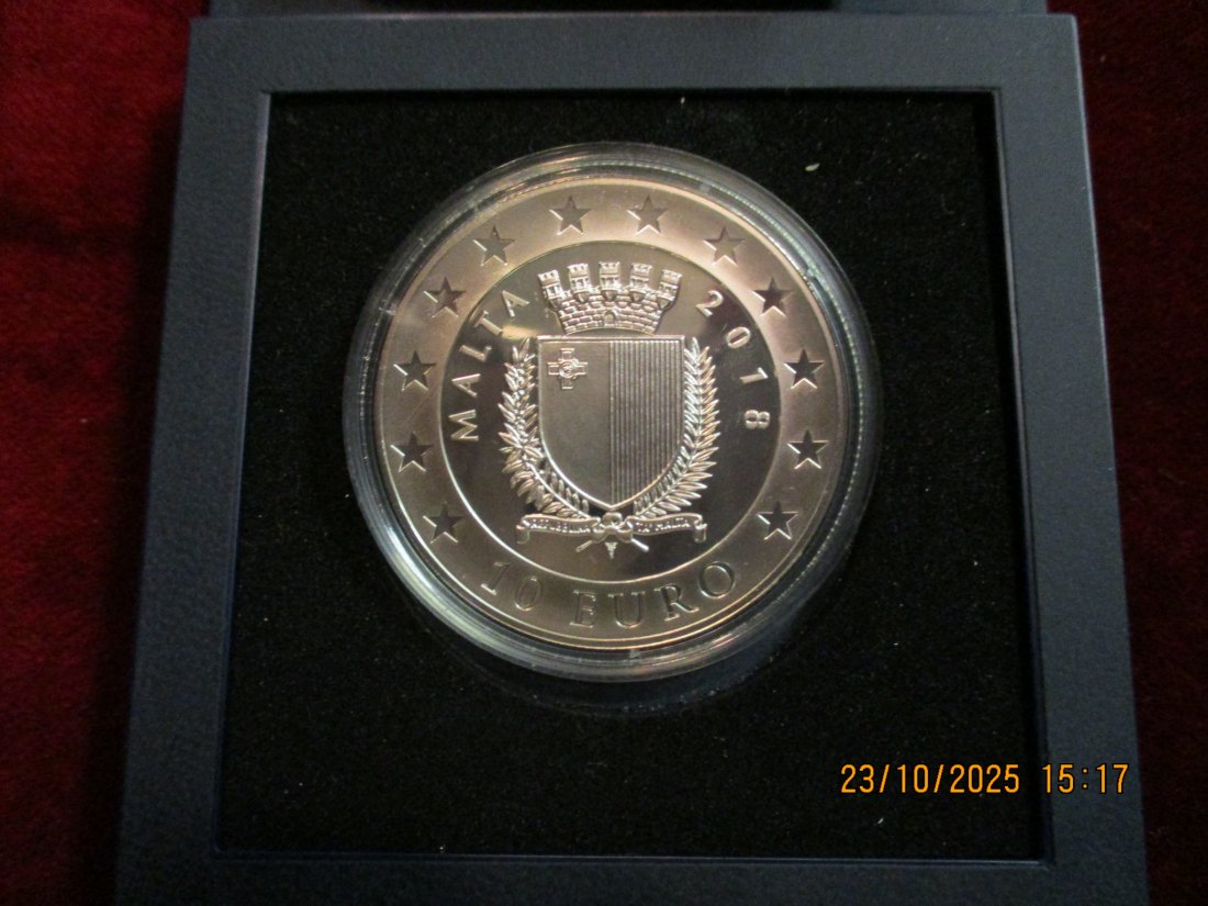  10 Euro Malta 2018 Metall: 925er Silber  Gewicht: 28,28g   
