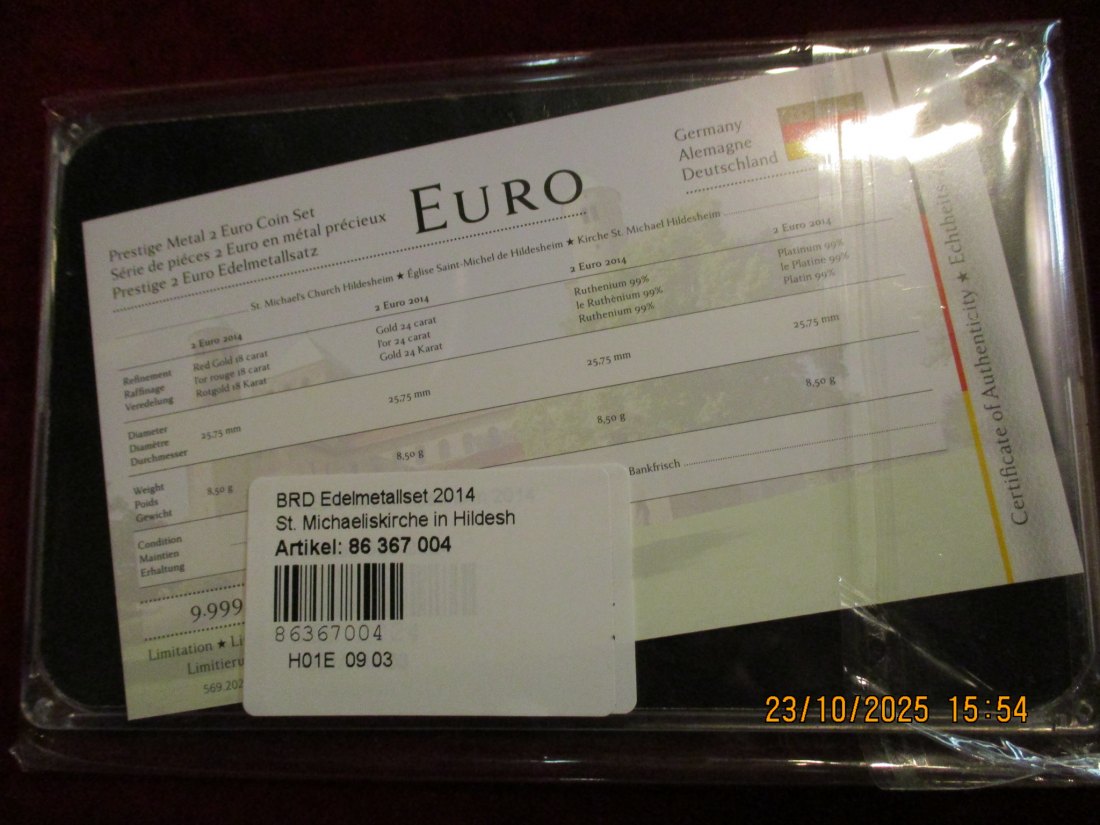  2 Euro Set Deutschland siehe Foto Gewicht: Ca 110,g   