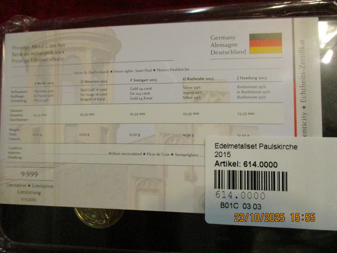  2 Euro Set Deutschland siehe Foto Gewicht: Ca 110,g   